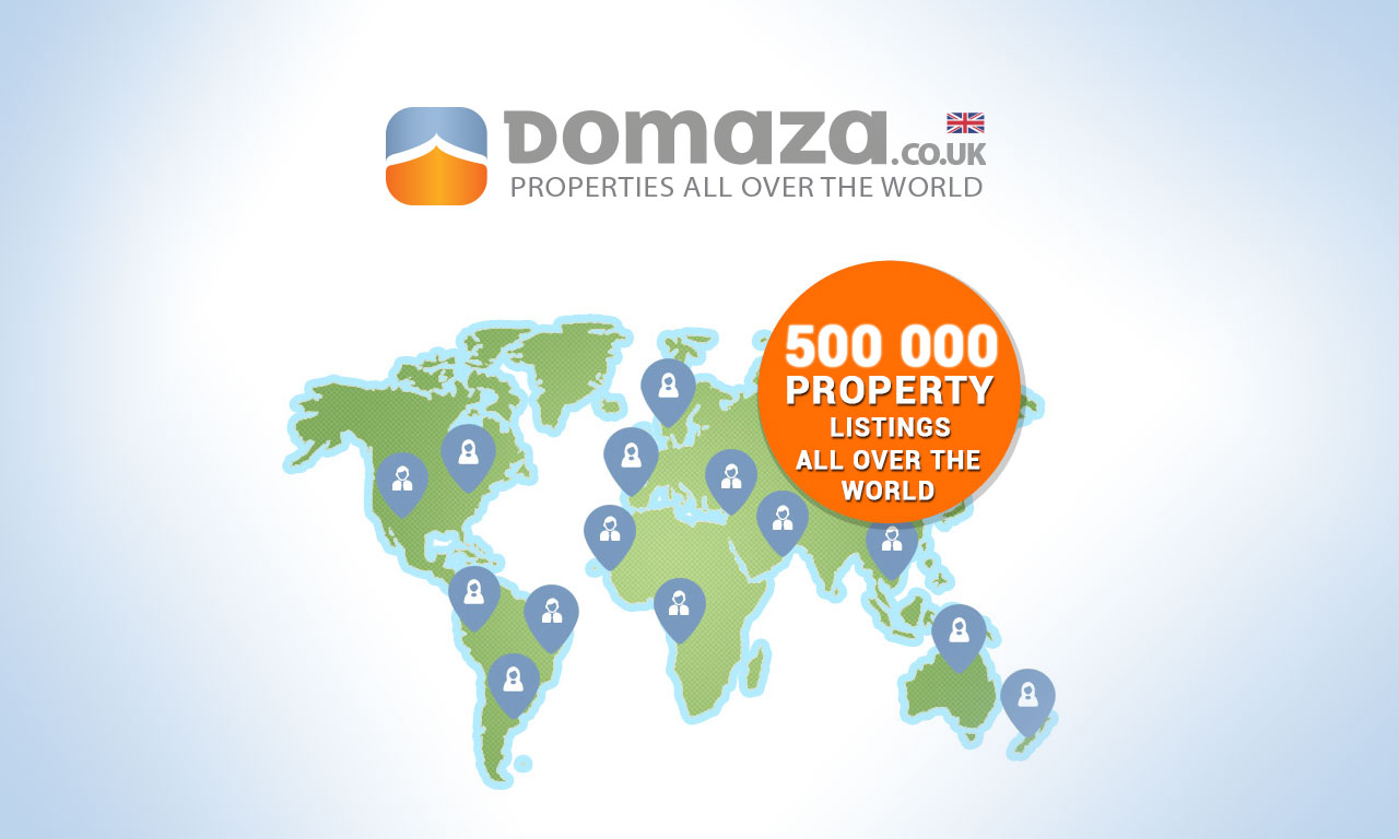 500 000 property listings all over the world